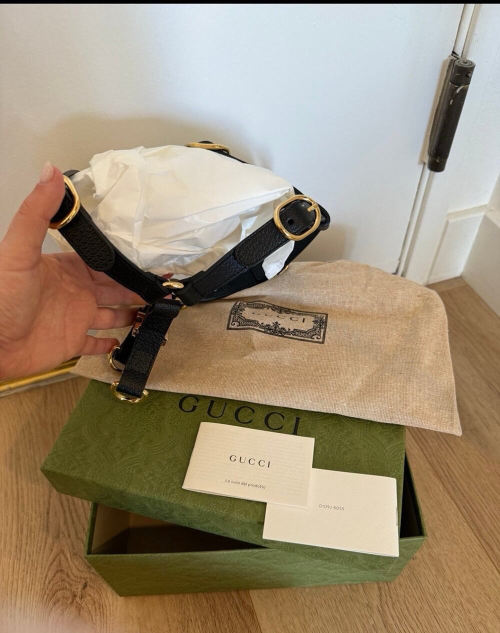 Gucci Demetra Pet Harness Size M NWB